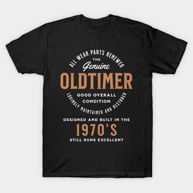 The genuine oldtimer, designed and built in the 1970's T-Shirt by Pflugart